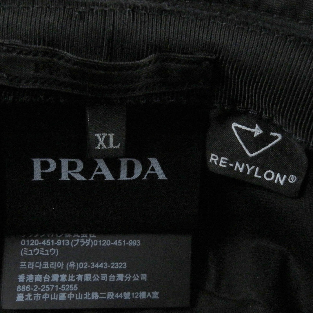 PRADA hat Nylon black 2HC137 XL