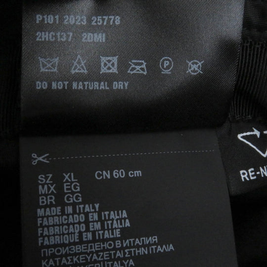 PRADA hat Nylon black 2HC137 XL