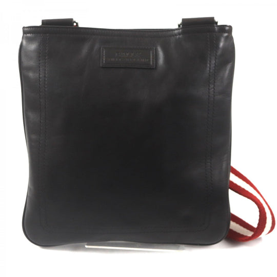 BALLY Messenger bag leather Dark brown TAISTEN mens Used Authentic
