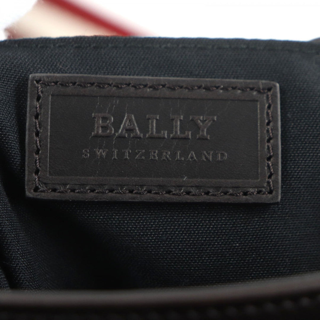 BALLY Messenger bag leather Dark brown TAISTEN mens Used Authentic