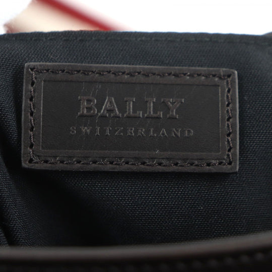 BALLY Messenger bag leather Dark brown TAISTEN mens Used Authentic