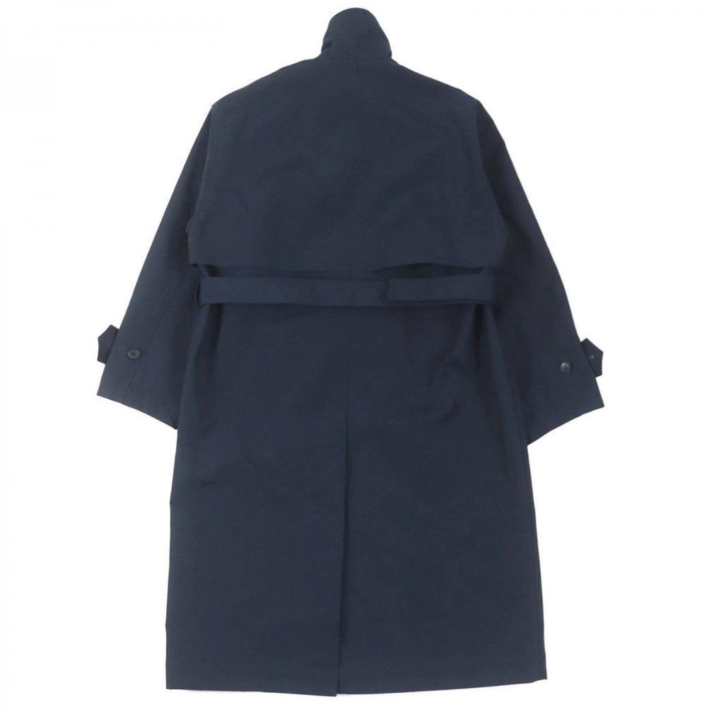 MAISON KITSUNE coat DU02206WQ0005 Outer material: 66% cotton, Outer material: 20% polyurethane, Outer material: 14% nylon, Lining: 100% nylon, Part: 45% acrylic Navy mens S Used Authentic