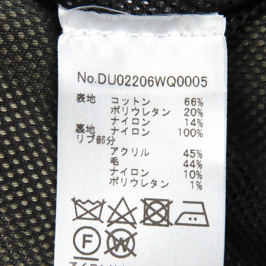 MAISON KITSUNE coat DU02206WQ0005 Outer material: 66% cotton, Outer material: 20% polyurethane, Outer material: 14% nylon, Lining: 100% nylon, Part: 45% acrylic Navy mens S Used Authentic