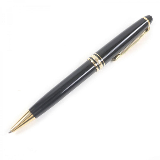 MONTBLANC Ballpoint pen Resin, Gold Plated black Classic mens(Unisex) Used Authentic