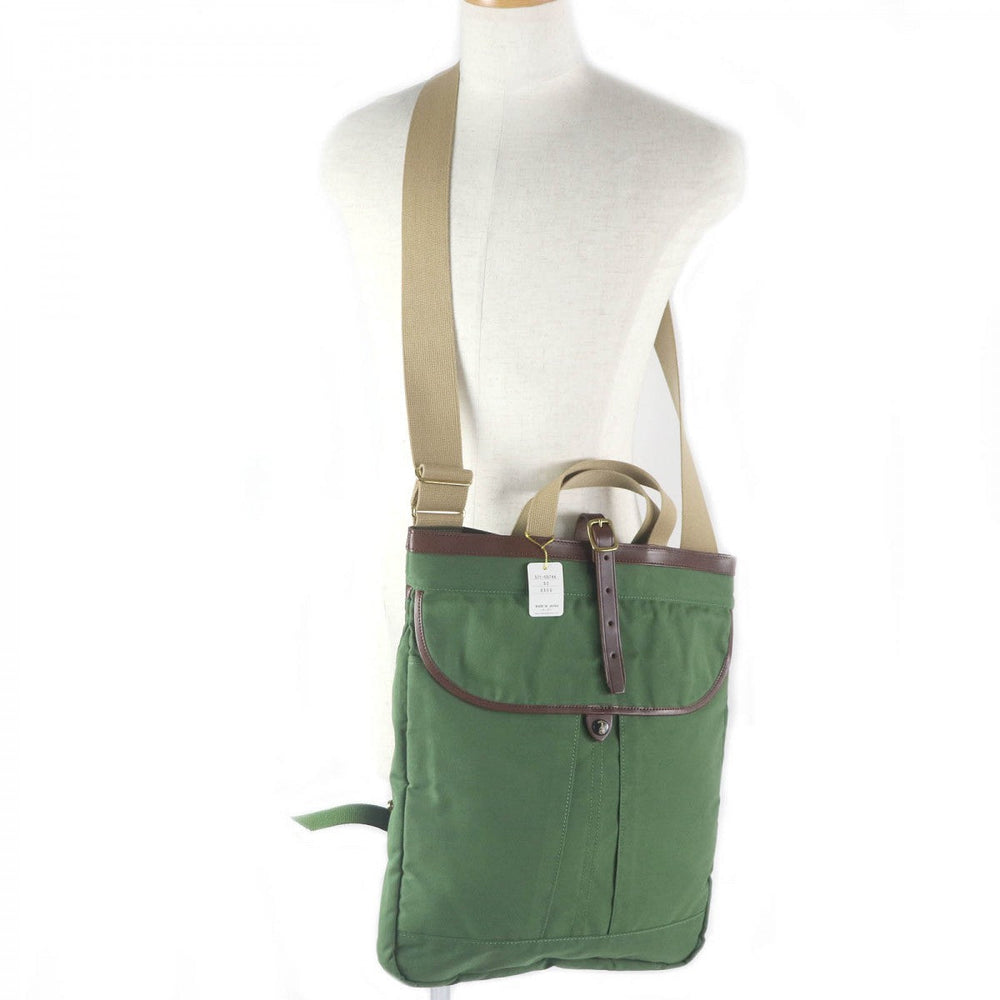 PORTER Shoulder Bag 571-09744 Main: Canvas, Part: Leather green COPPI mens Used Authentic