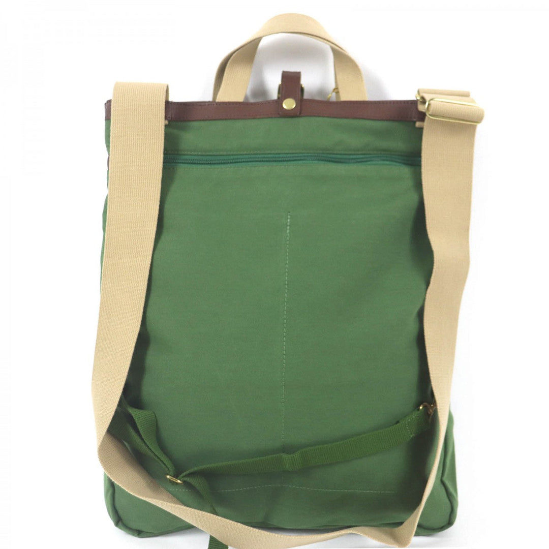 PORTER Shoulder Bag 571-09744 Main: Canvas, Part: Leather green COPPI mens Used Authentic