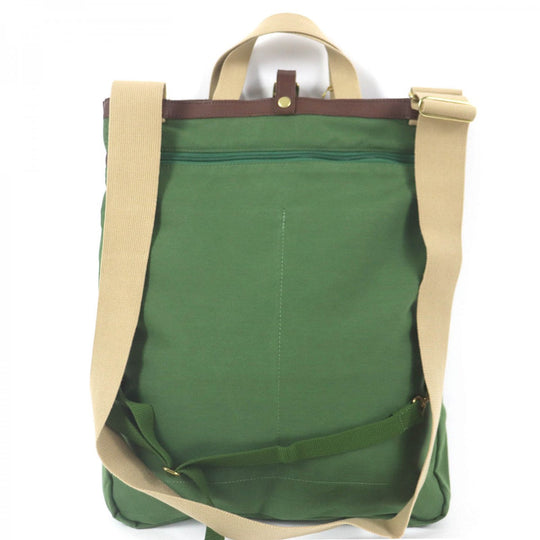 PORTER Shoulder Bag 571-09744 Main: Canvas, Part: Leather green COPPI mens Used Authentic