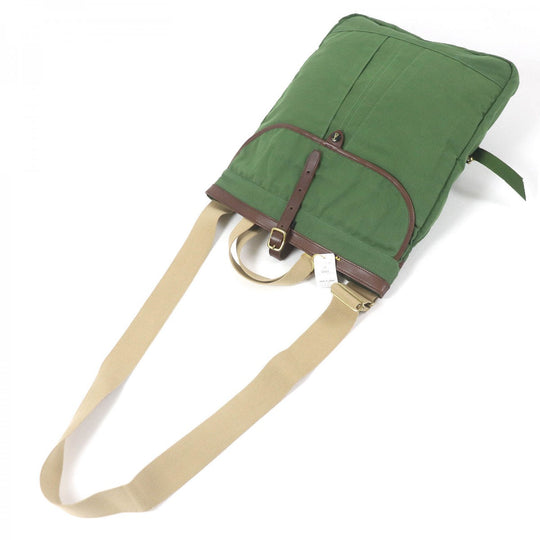PORTER Shoulder Bag 571-09744 Main: Canvas, Part: Leather green COPPI mens Used Authentic
