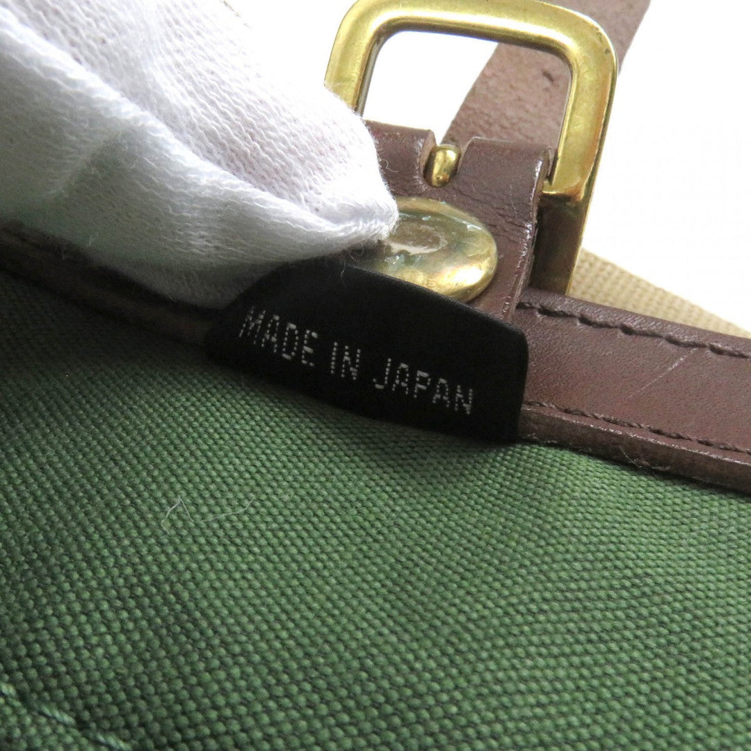 PORTER Shoulder Bag 571-09744 Main: Canvas, Part: Leather green COPPI mens Used Authentic