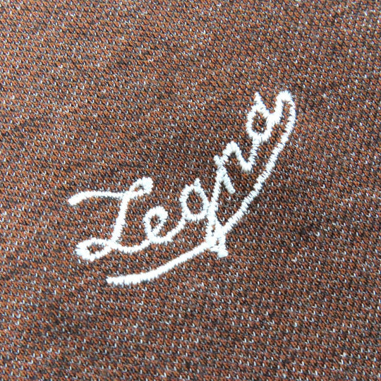 Ermenegildo Zegna Short sleeve polo shirt UR586 Main: 100% cotton Brown mens 52 Used Authentic