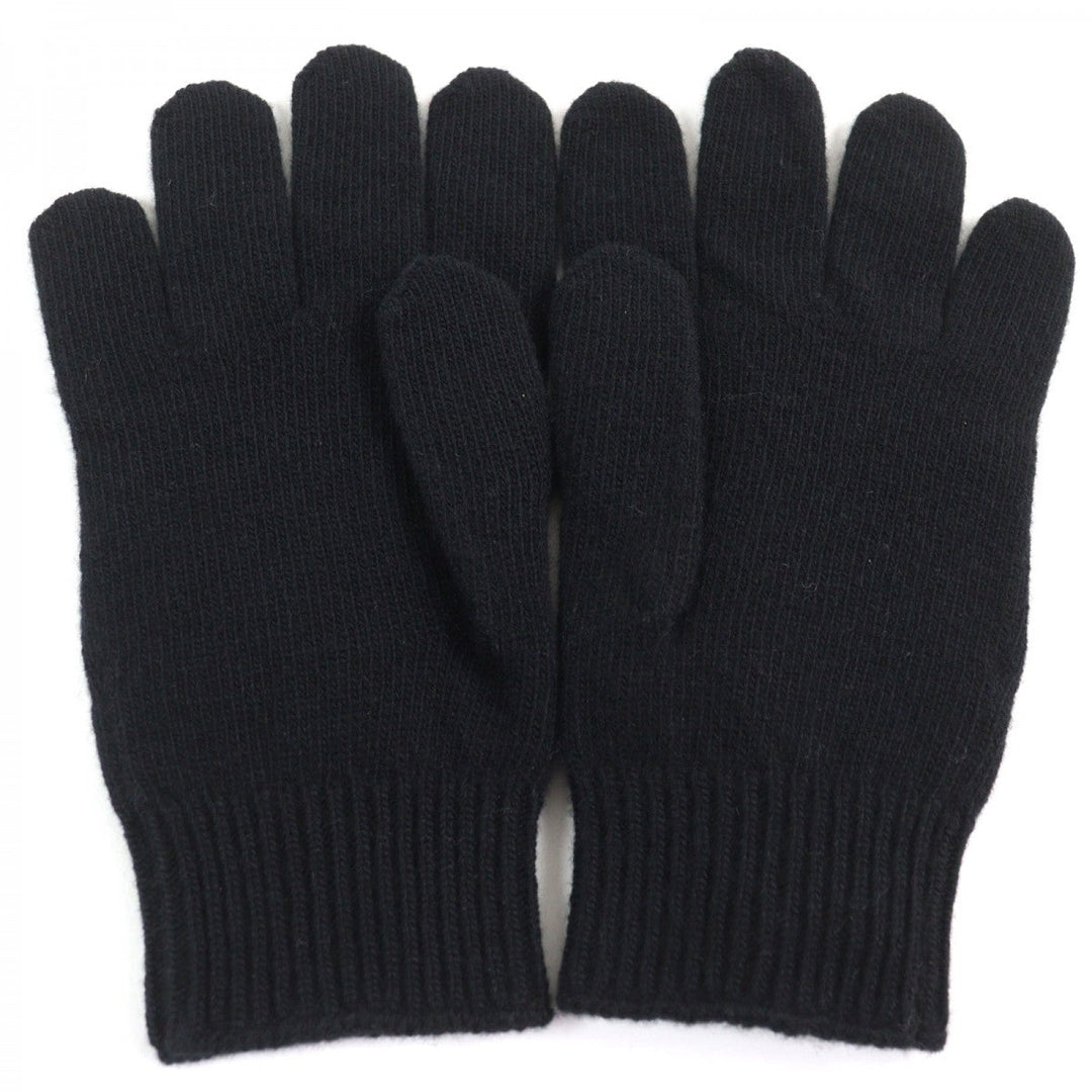 CELINE gloves 2AC55588S Main: 100% wool Black White mens L Used Authentic