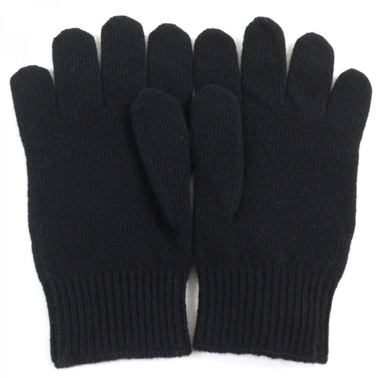 CELINE gloves 2AC55588S Main: 100% wool Black White mens L Used Authentic