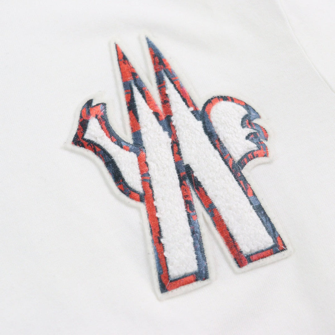 MONCLER Long-sleeved T-shirt F10918D70120 8390T cotton Off-white type MAGLIA T-SHIRT M/LUNGA S