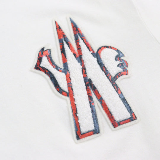 MONCLER Long-sleeved T-shirt F10918D70120 8390T cotton Off-white type MAGLIA T-SHIRT M/LUNGA S