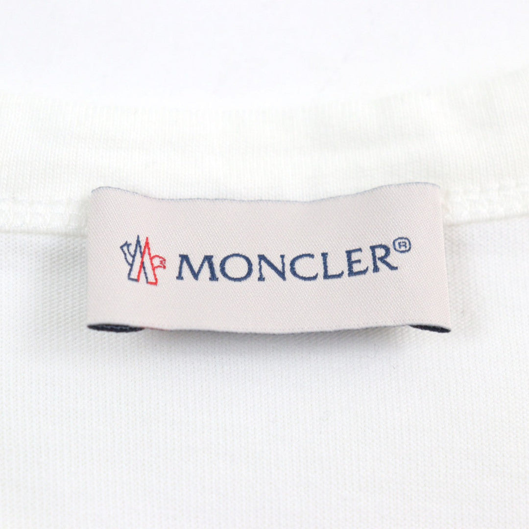MONCLER Long-sleeved T-shirt F10918D70120 8390T cotton Off-white type MAGLIA T-SHIRT M/LUNGA S