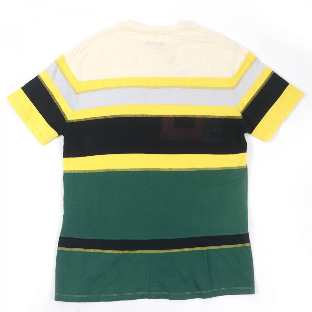 LOEWE Short sleeve T-shirt H664Y22J07 Main: 51% cotton, some parts: 100% polyester Yellow Black Green mens XS Used Authentic