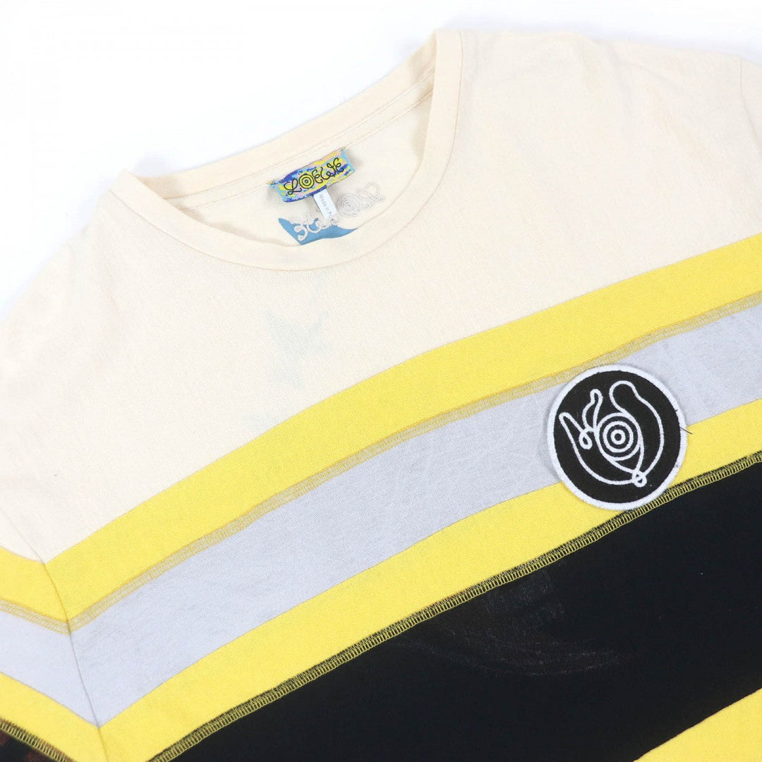 LOEWE Short sleeve T-shirt H664Y22J07 Main: 51% cotton, some parts: 100% polyester Yellow Black Green mens XS Used Authentic