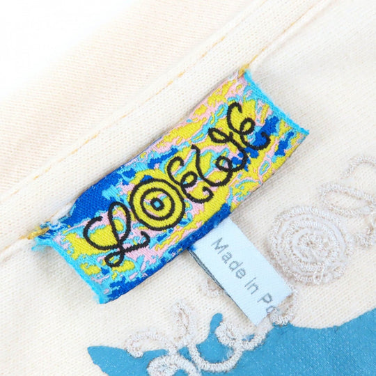 LOEWE Short sleeve T-shirt H664Y22J07 Main: 51% cotton, some parts: 100% polyester Yellow Black Green mens XS Used Authentic