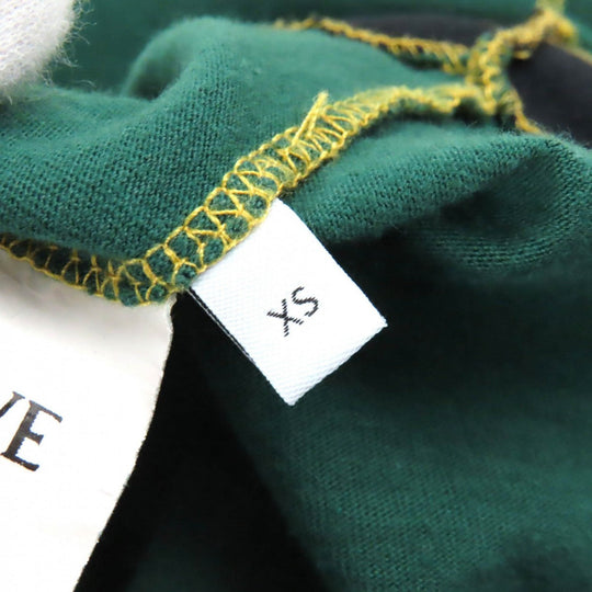 LOEWE Short sleeve T-shirt H664Y22J07 Main: 51% cotton, some parts: 100% polyester Yellow Black Green mens XS Used Authentic