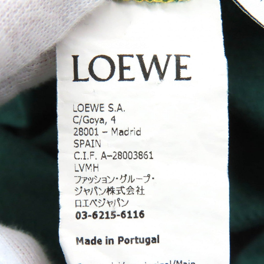 LOEWE Short sleeve T-shirt H664Y22J07 Main: 51% cotton, some parts: 100% polyester Yellow Black Green mens XS Used Authentic
