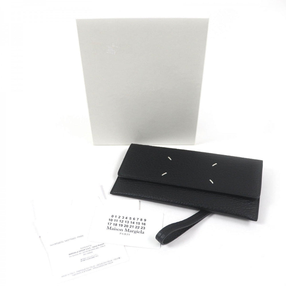 Maison Margiela Long Wallet Purse SA3TT0003 P4455 Main: Leather black mens Used Authentic