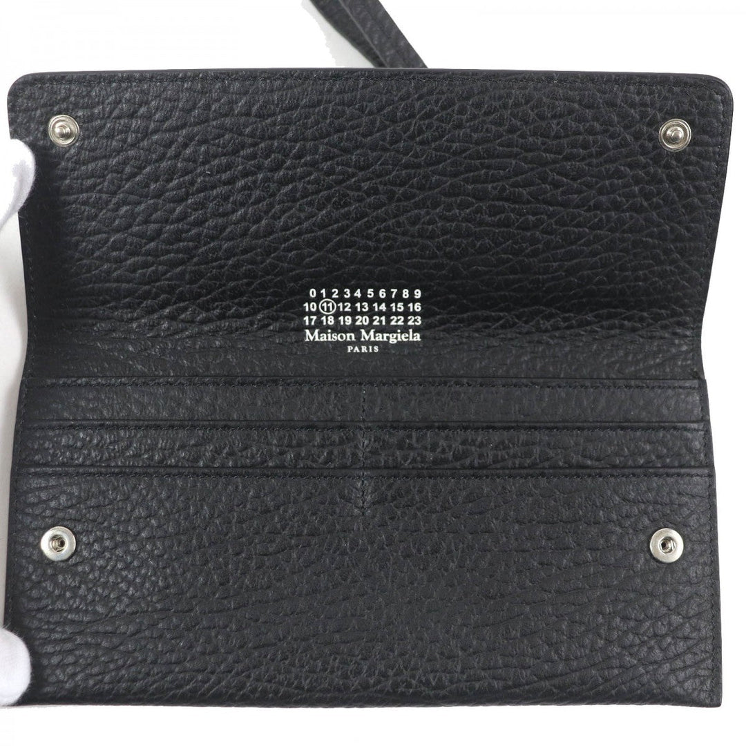 Maison Margiela Long Wallet Purse SA3TT0003 P4455 Main: Leather black mens Used Authentic