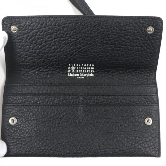 Maison Margiela Long Wallet Purse SA3TT0003 P4455 Main: Leather black mens Used Authentic