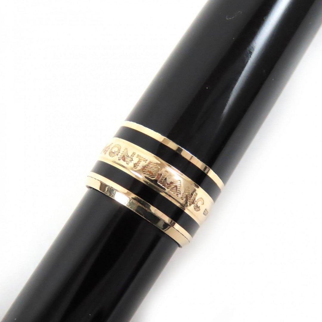 MONTBLANC Ballpoint pen Resin, Gold Plated black Meisterstck Classic mens(Unisex) Used Authentic