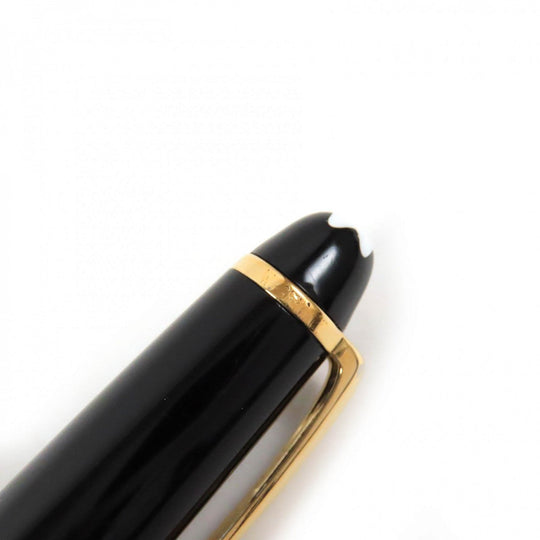 MONTBLANC Ballpoint pen Resin, Gold Plated black Meisterstck Classic mens(Unisex) Used Authentic