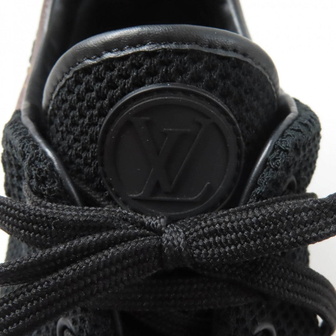 LOUIS VUITTON sneakers Monogram canvas, mesh black Fastlane line mens 6 Used Authentic