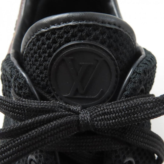 LOUIS VUITTON sneakers Monogram canvas, mesh black Fastlane line mens 6 Used Authentic