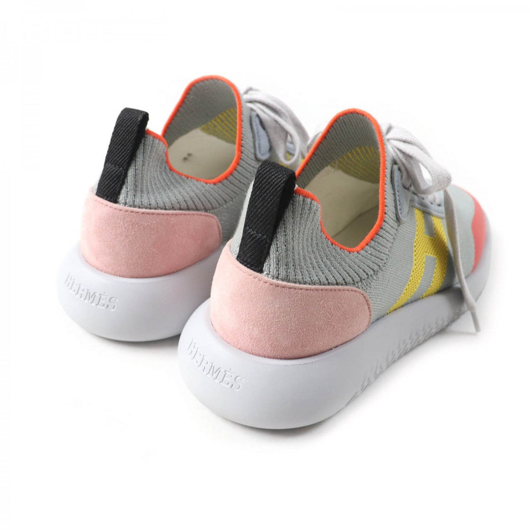 HERMES sneakers canvas Multi crew 35