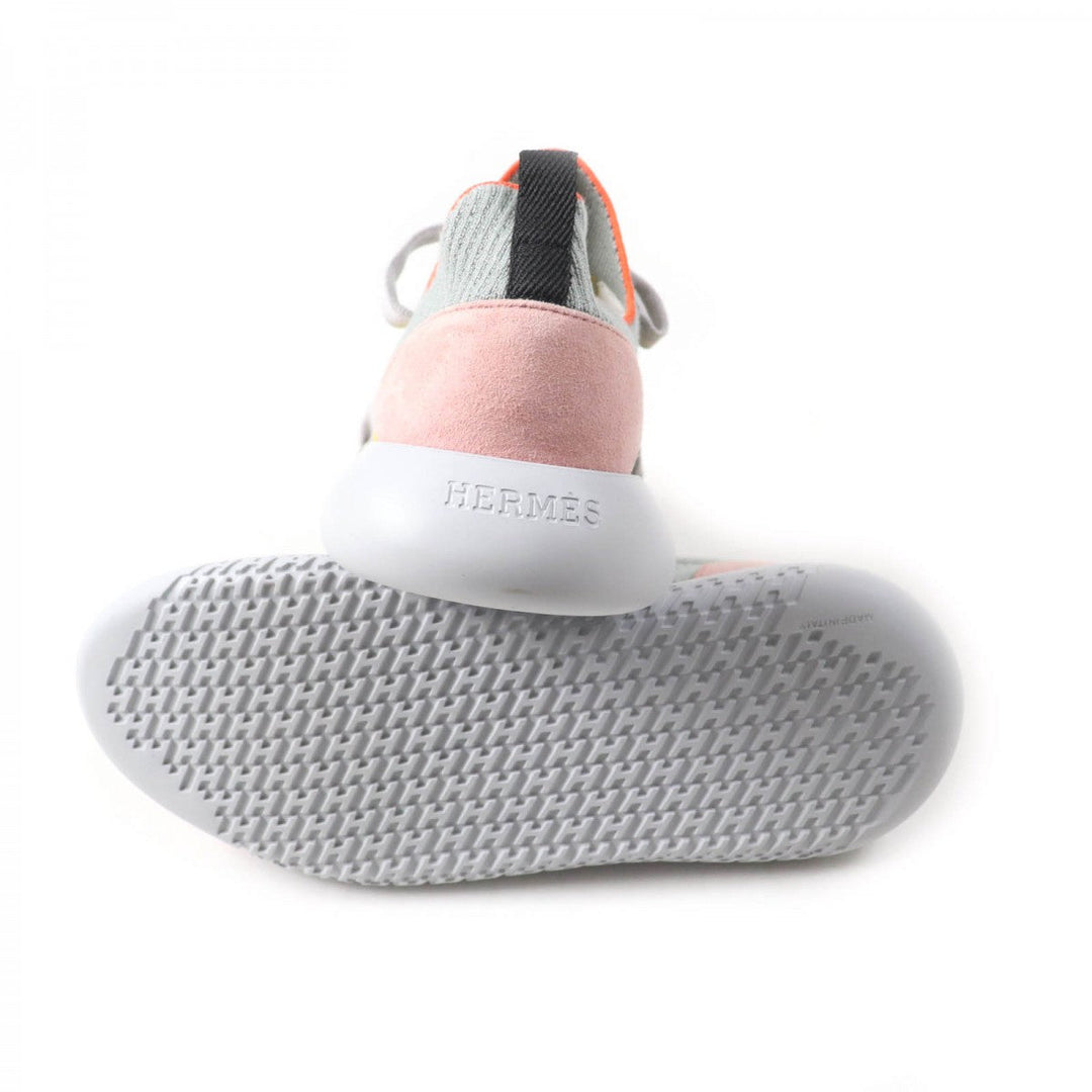 HERMES sneakers canvas Multi crew 35