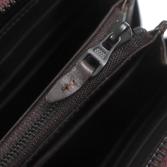 Dunhill Long Wallet Purse L2V545R leather Bordeaux CHASSIS chassis