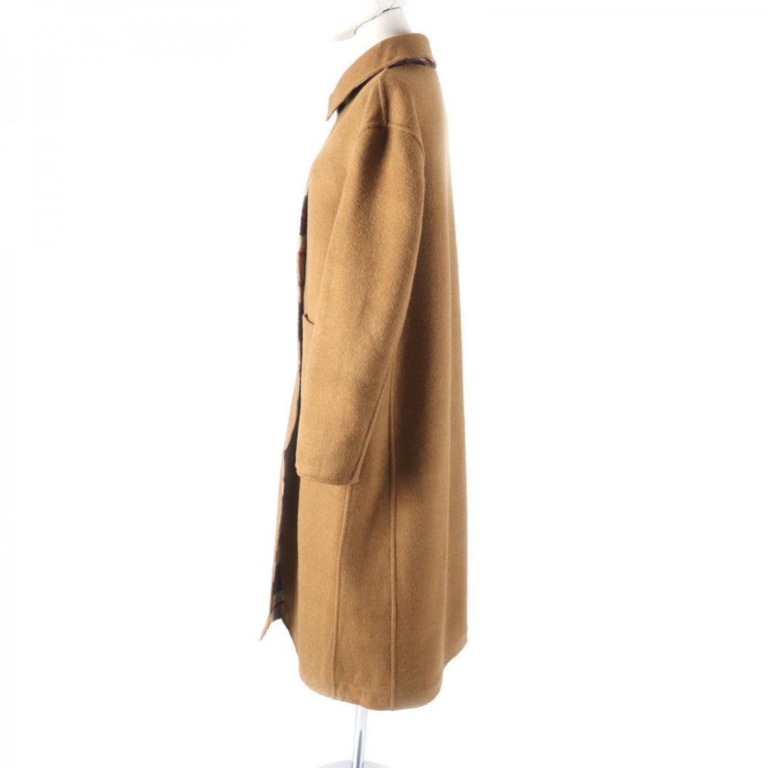 MACKINTOSH LONDON Stainless collar coat G5B17-287-45 Main: 90% wool, Main: 10% nylon Multi/Brown Women 38 Used Authentic