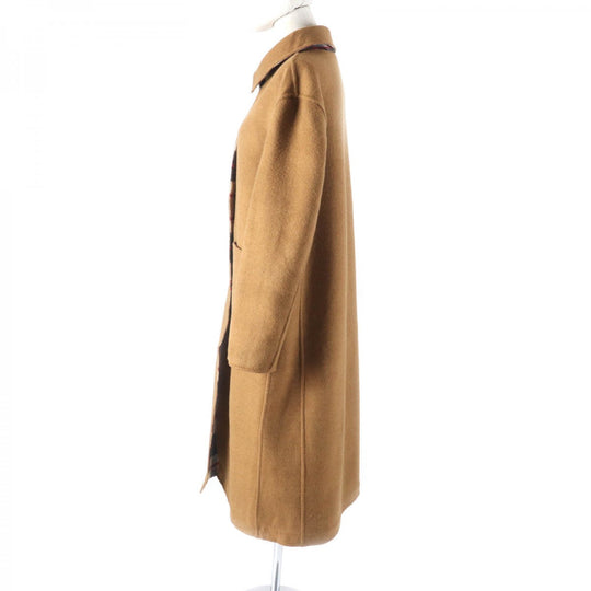 MACKINTOSH LONDON Stainless collar coat G5B17-287-45 Main: 90% wool, Main: 10% nylon Multi/Brown Women 38 Used Authentic