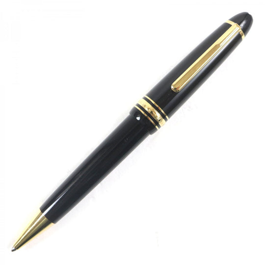 MONTBLANC Ballpoint pen Resin, Gold Plated black Meisterstckle Grand mens(Unisex) Used Authentic