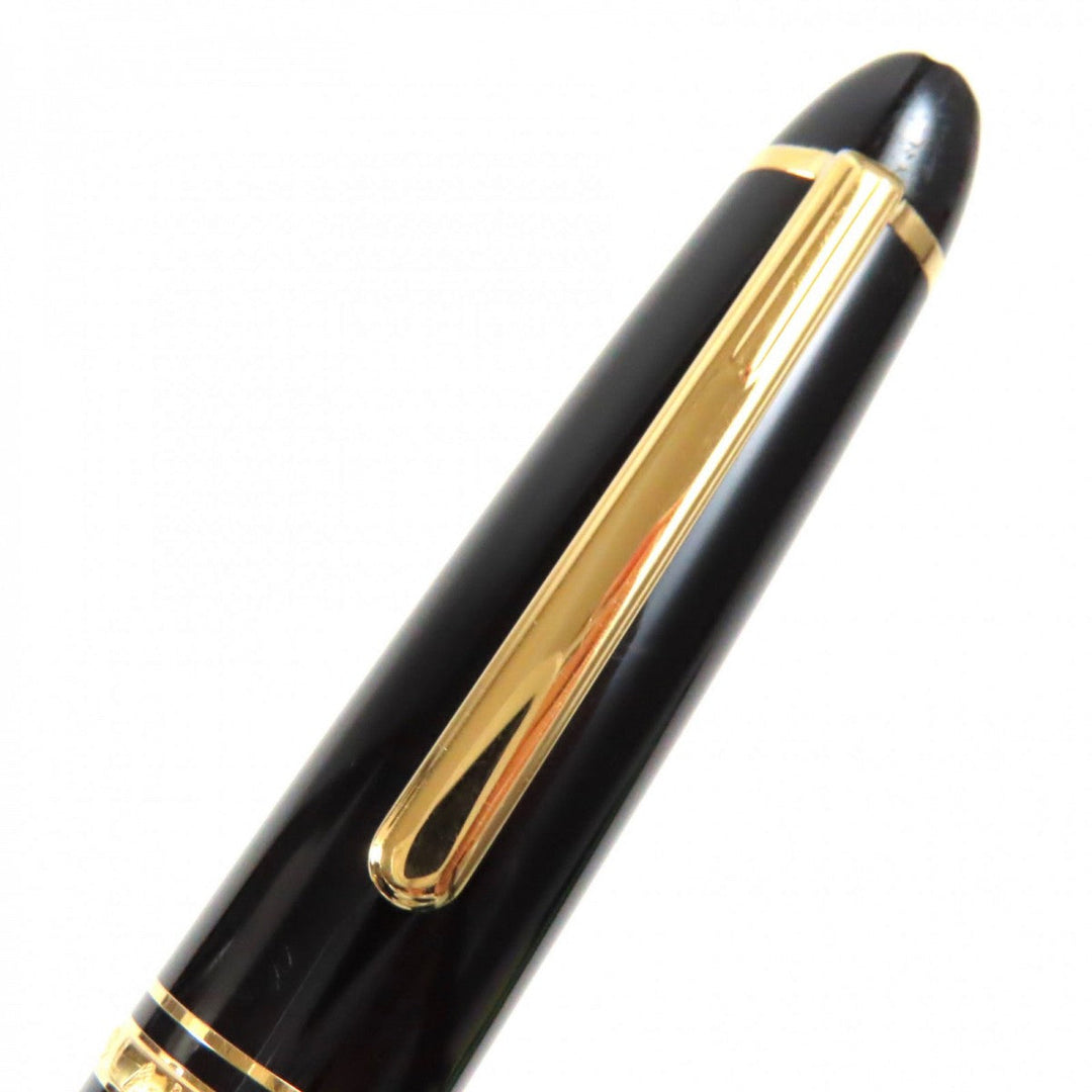 MONTBLANC Ballpoint pen Resin, Gold Plated black Meisterstckle Grand mens(Unisex) Used Authentic