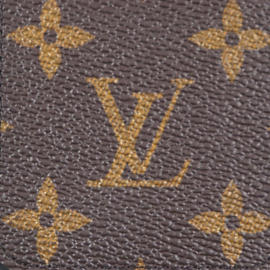 LOUIS VUITTON iPhone case M12551 Monogram canvas calf leather Black monogram Monogram bumper