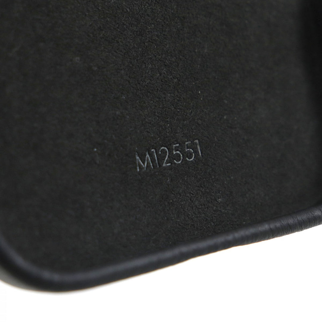 LOUIS VUITTON iPhone case M12551 Monogram canvas calf leather Black monogram Monogram bumper