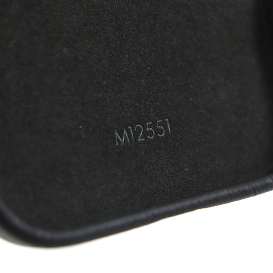 LOUIS VUITTON iPhone case M12551 Monogram canvas calf leather Black monogram Monogram bumper