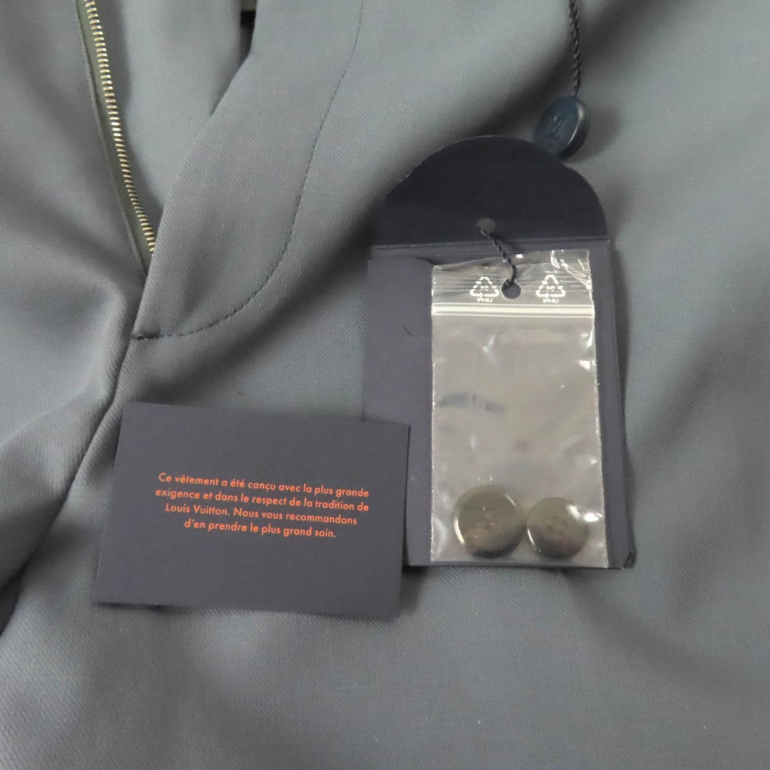 LOUIS VUITTON slacks cotton gray 38