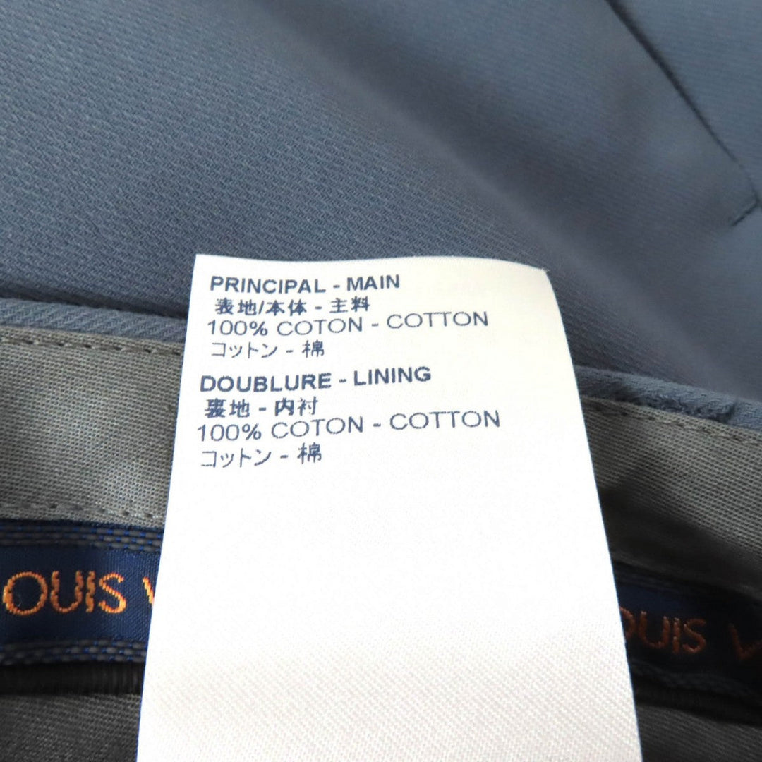 LOUIS VUITTON slacks cotton gray 38
