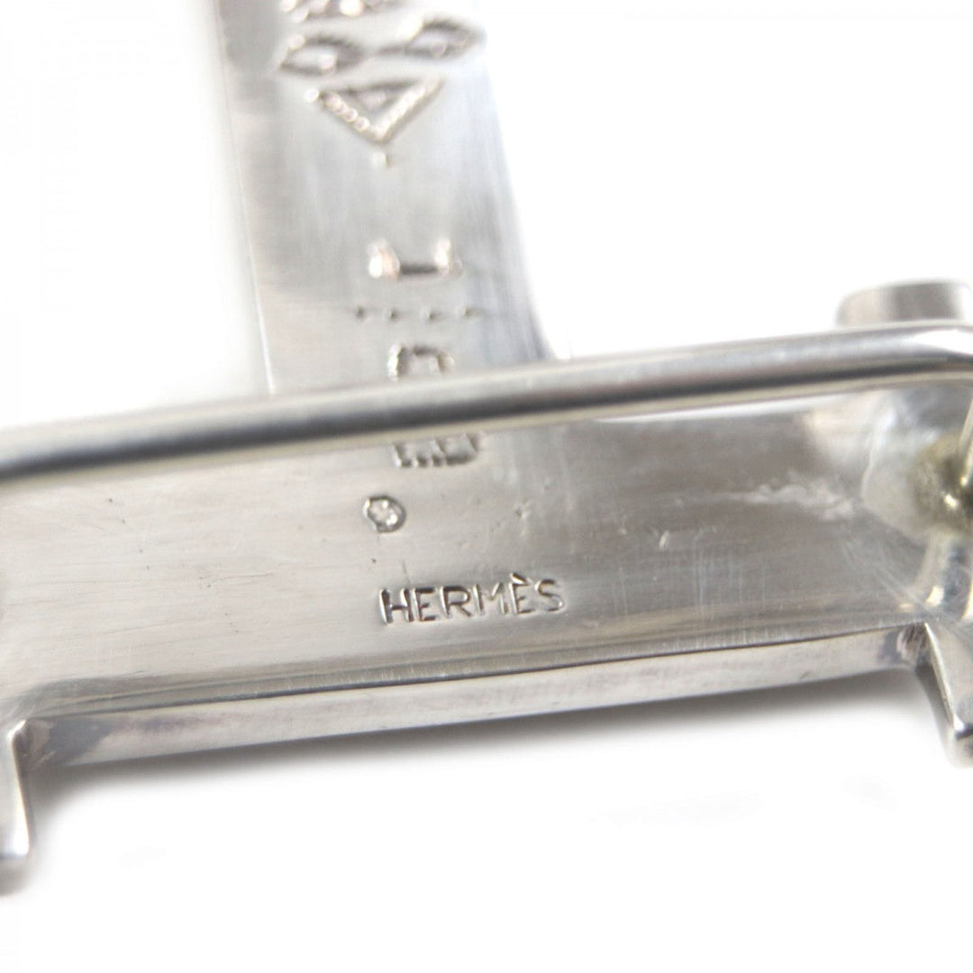 HERMES belt Main: Box calf, Main: Togo, Part: SV925 Black brown mens Used Authentic