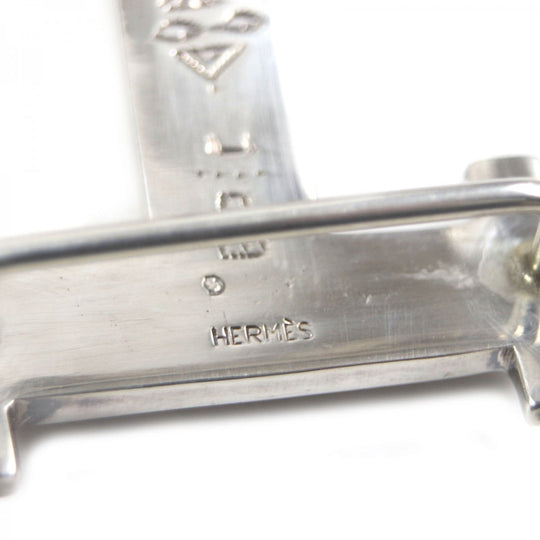 HERMES belt Main: Box calf, Main: Togo, Part: SV925 Black brown mens Used Authentic