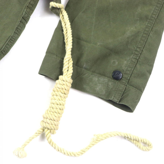 Rebuild by Needles Mod coat Main: 100% cotton, Part: 100% cotton khaki ARMY TENT BAL COLLAR COAT mens XS Used Authentic