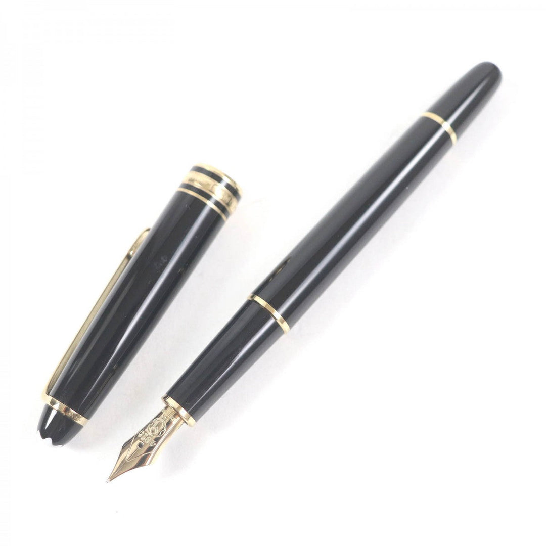 MONTBLANC fountain pen Main: Precious resin, Nib: 14K Black gold mens Used Authentic