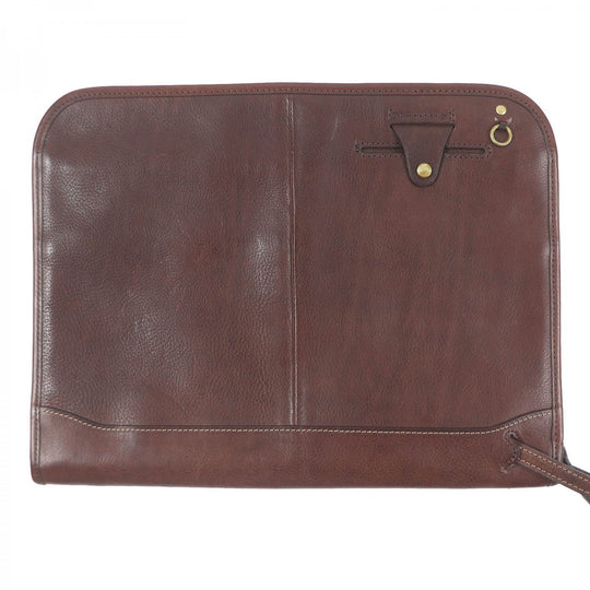 Tsuchiya bag Clutch bag leather Brown