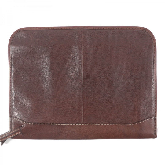 Tsuchiya bag Clutch bag leather Brown