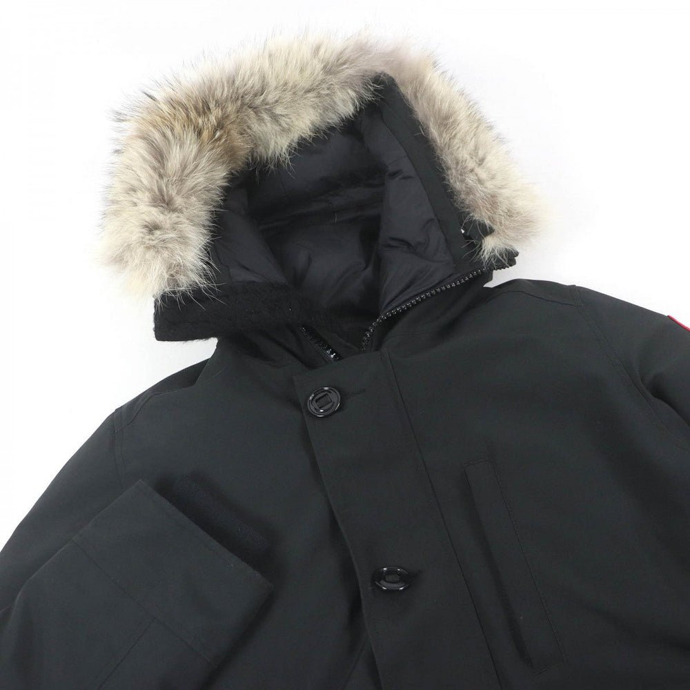 CANADA GOOSE Down jacket 3438JM Outer: 85% polyester, Outer: 15% cotton, Lining: 100% nylon, Part: 98% acrylic, Part: 2% polyester black JASPER Jasper mens M Used Authentic